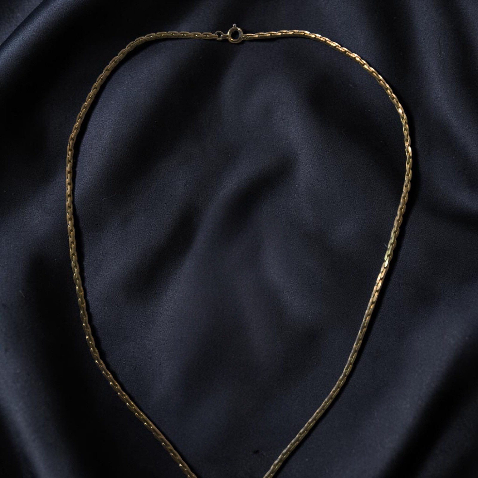 Vintage Avon White Enamel Gold Tone Tassel Necklace Brooch Convertible Pendant