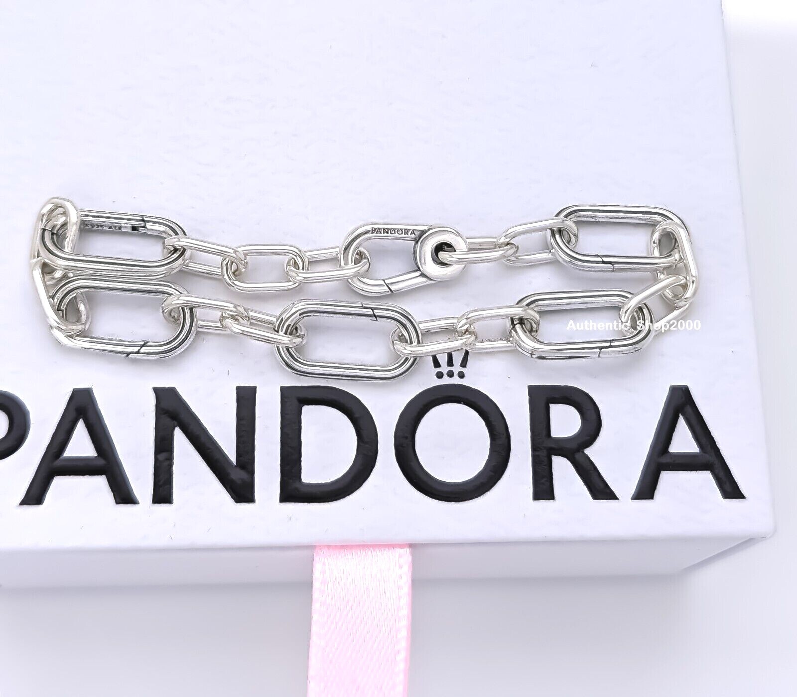 100% Authentic 925 Silver PANDORA ME Five Openable Link Chain Bracelet 593363C00