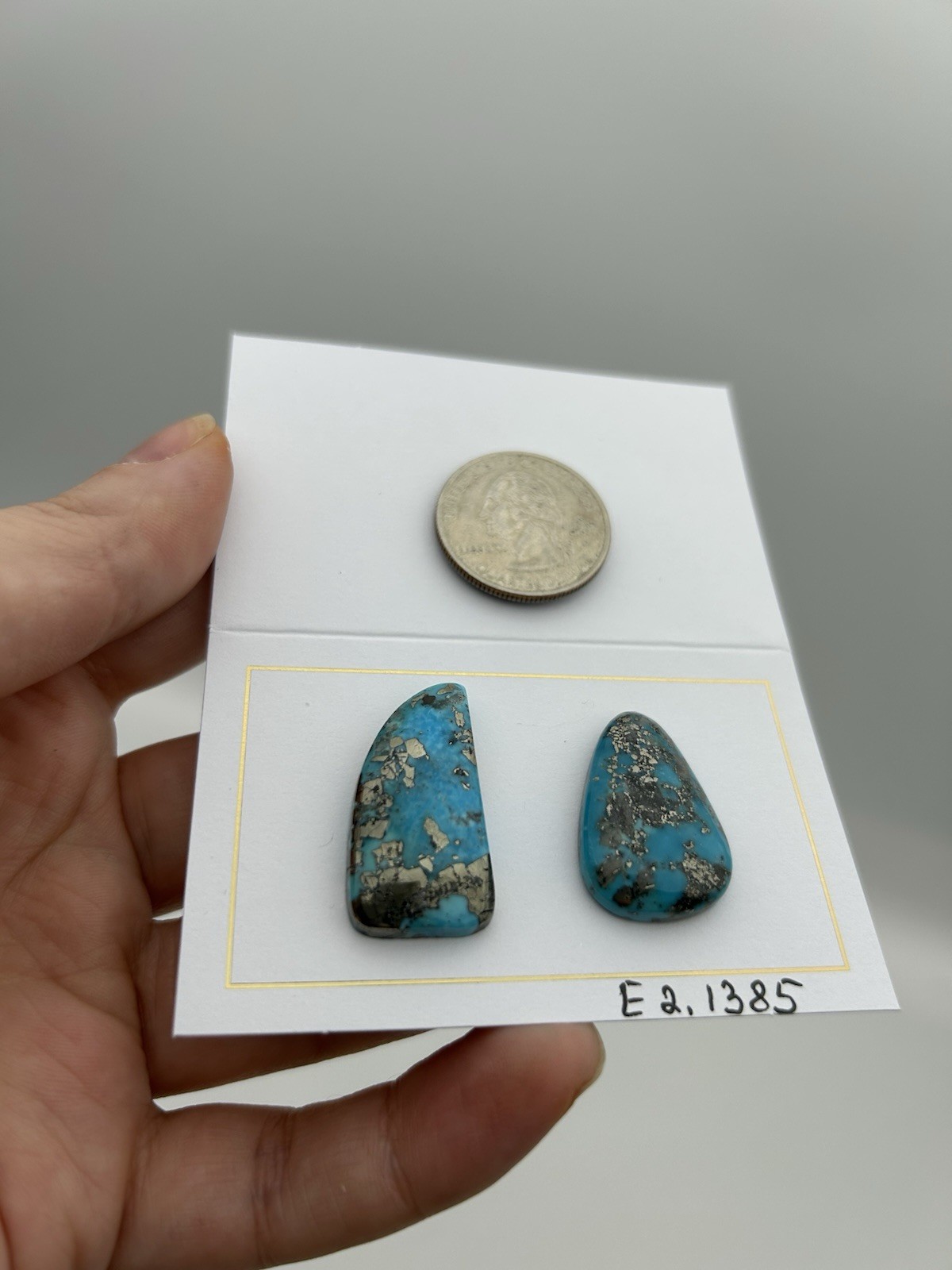 Natural Turquoise Cabochon 10g. 49ct. #E2.1385