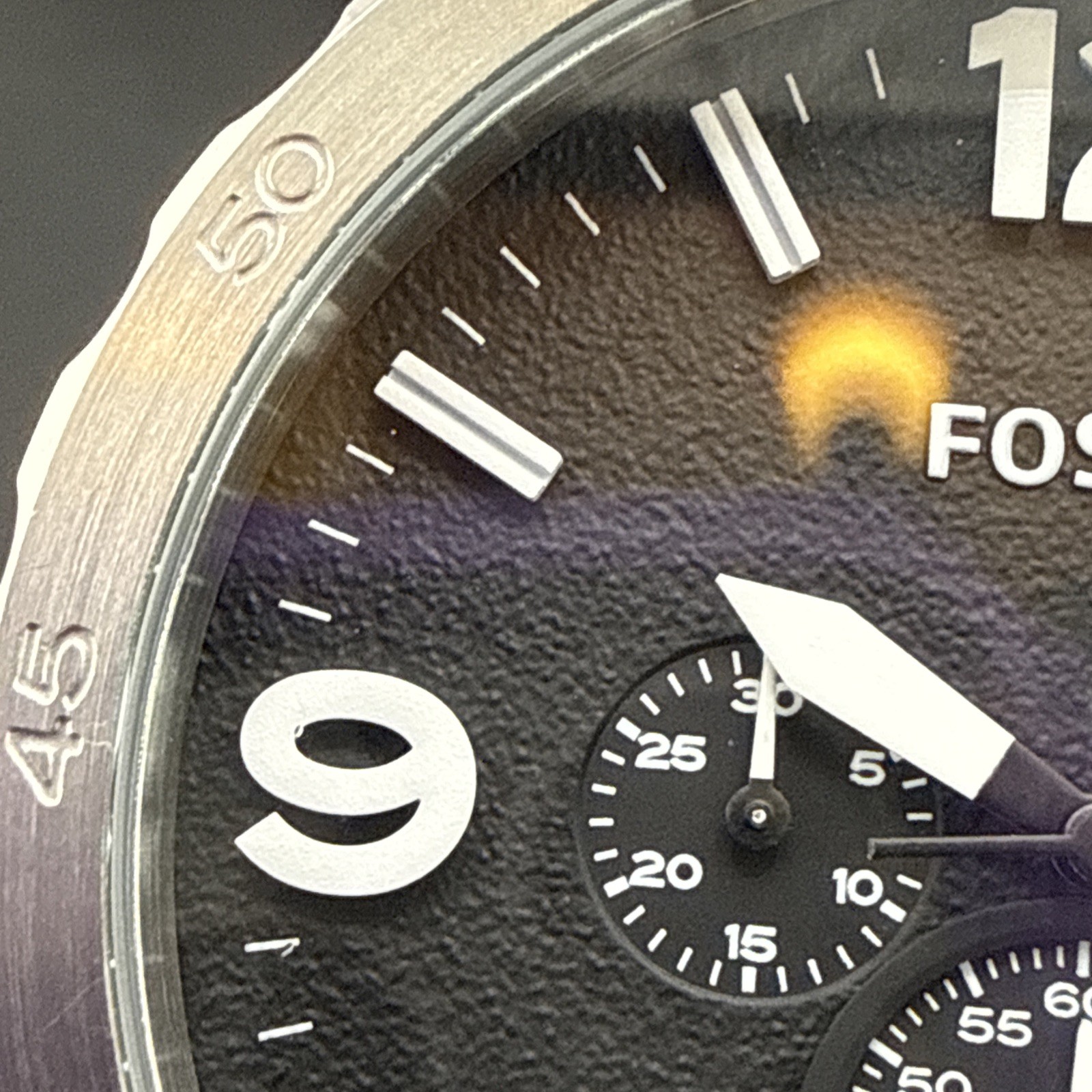 Fossil Nate Chronograph 252307 Wrist Watch for Men All Working Well. JR 1353
