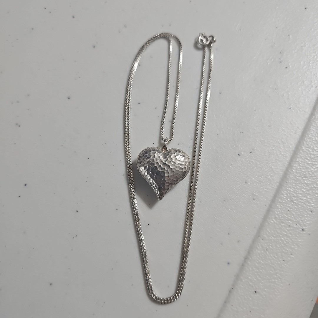 .925 Sterling Silver Necklace, 25″, 6.00g.