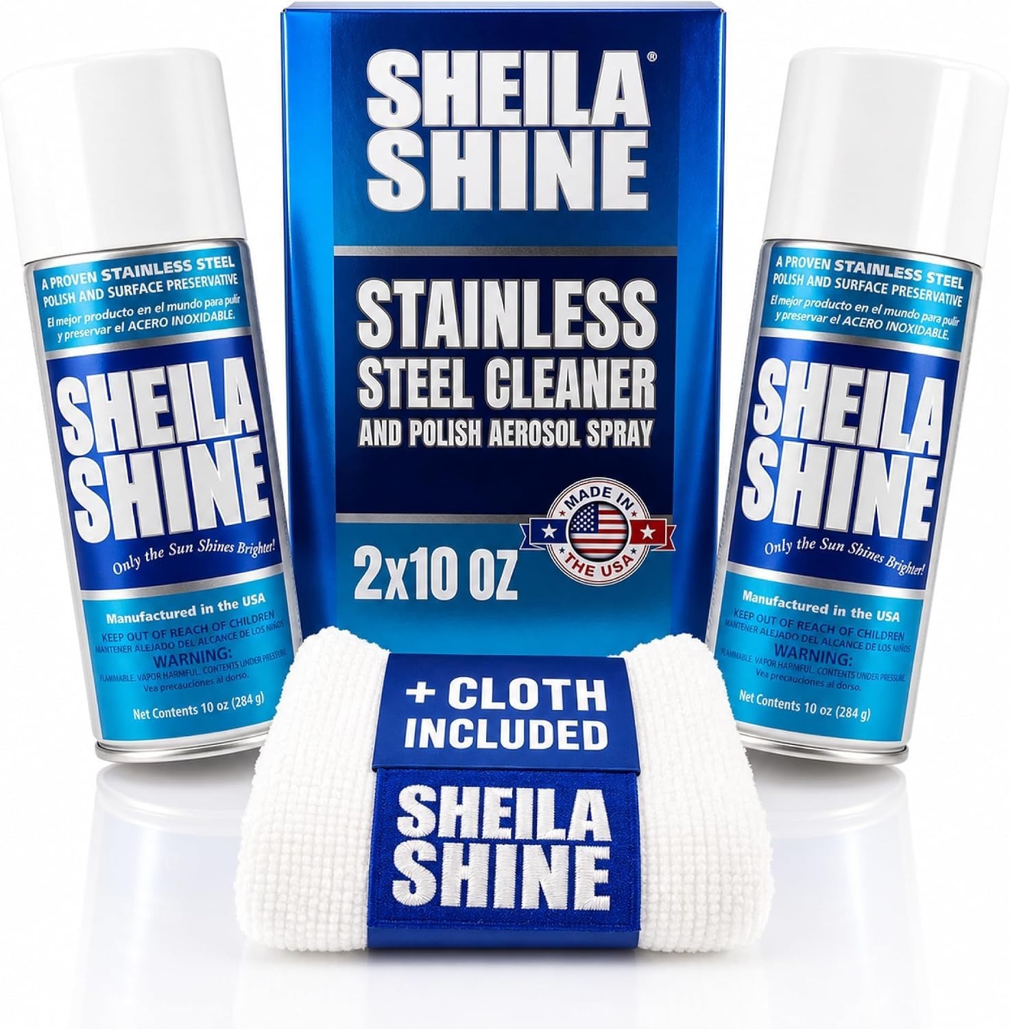 Multi-Surface Stainless Cleaner & Polish – 2 Pack
