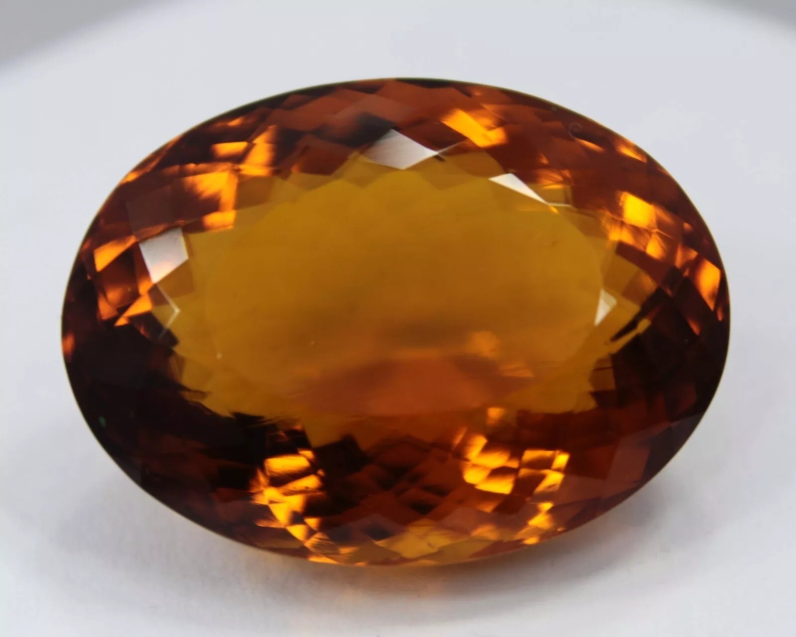 Natural EGL Certified Oval Cut Imperial Topaz 195 Ct A++Brazilian Loose Gemstone