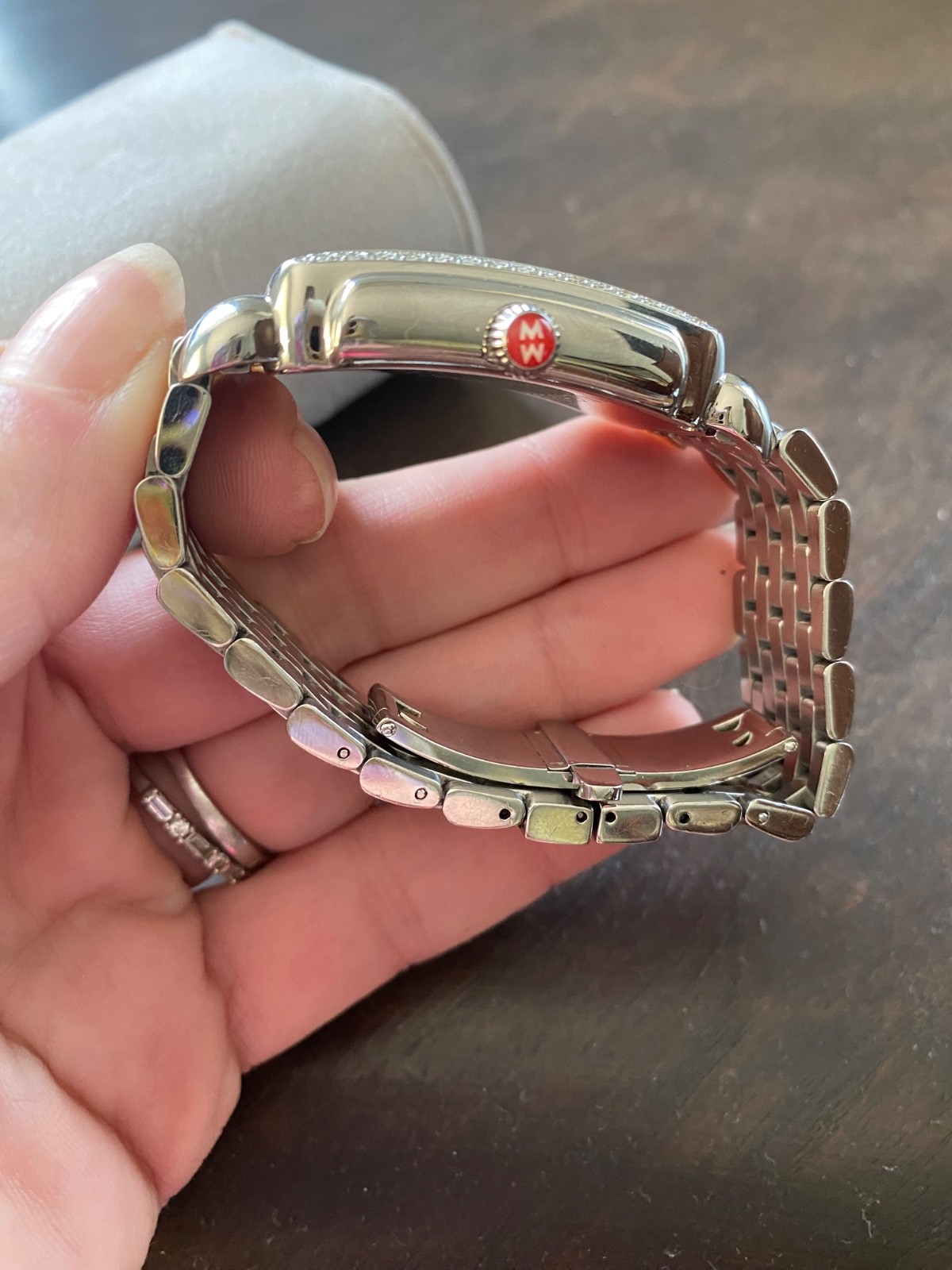 michele diamond deco watch