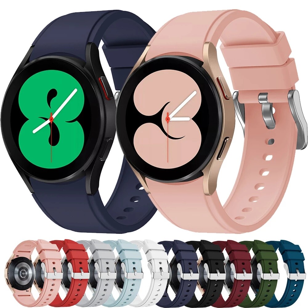Silicone Watch Band Strap For Samsung Galaxy Watch 4 Classic 46MM SM-R890 / 42mm