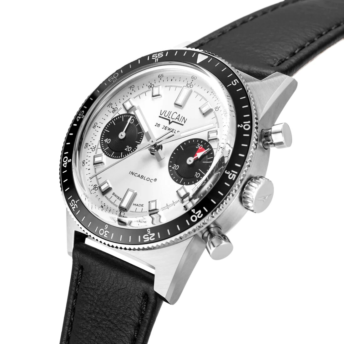 Vulcain Skindiver Chronograph Silver Panda 39.7mm Automatic AUTHORIZED DEALER