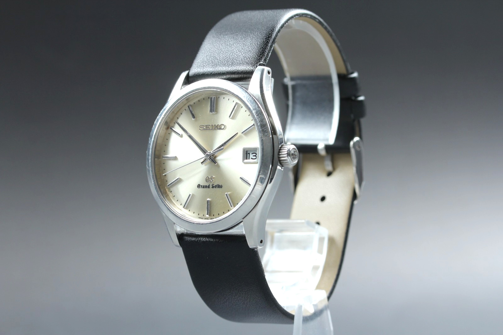 Vintage [Exc+5] GRAND SEIKO 9F62-0A10 Silver 36mm Men’s Quartz Watch From JAPAN