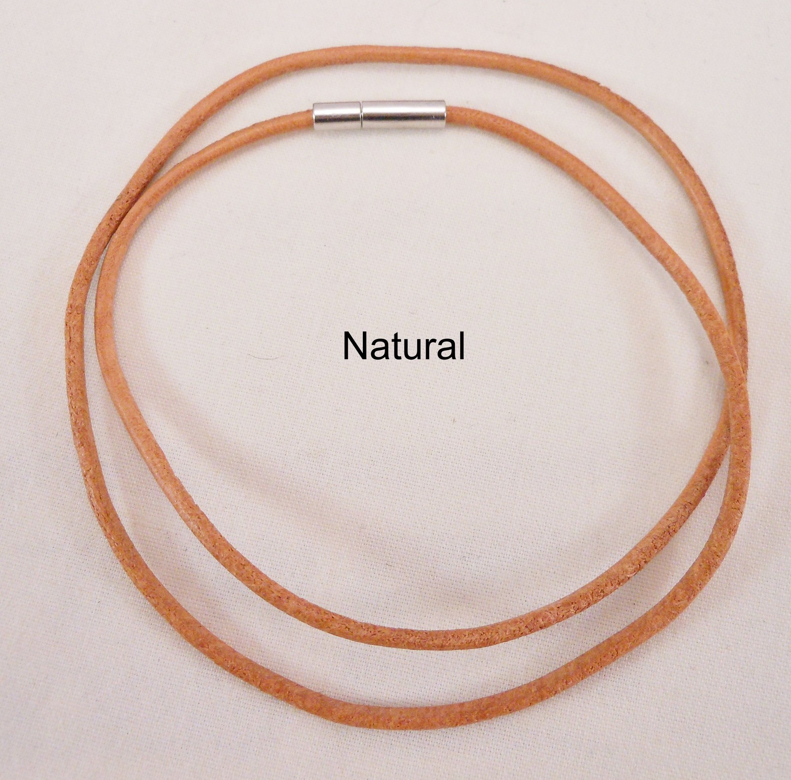 Leather Necklace Cord Surfer Choker Necklace 2mm with Bayonet Clasp USA – Unisex