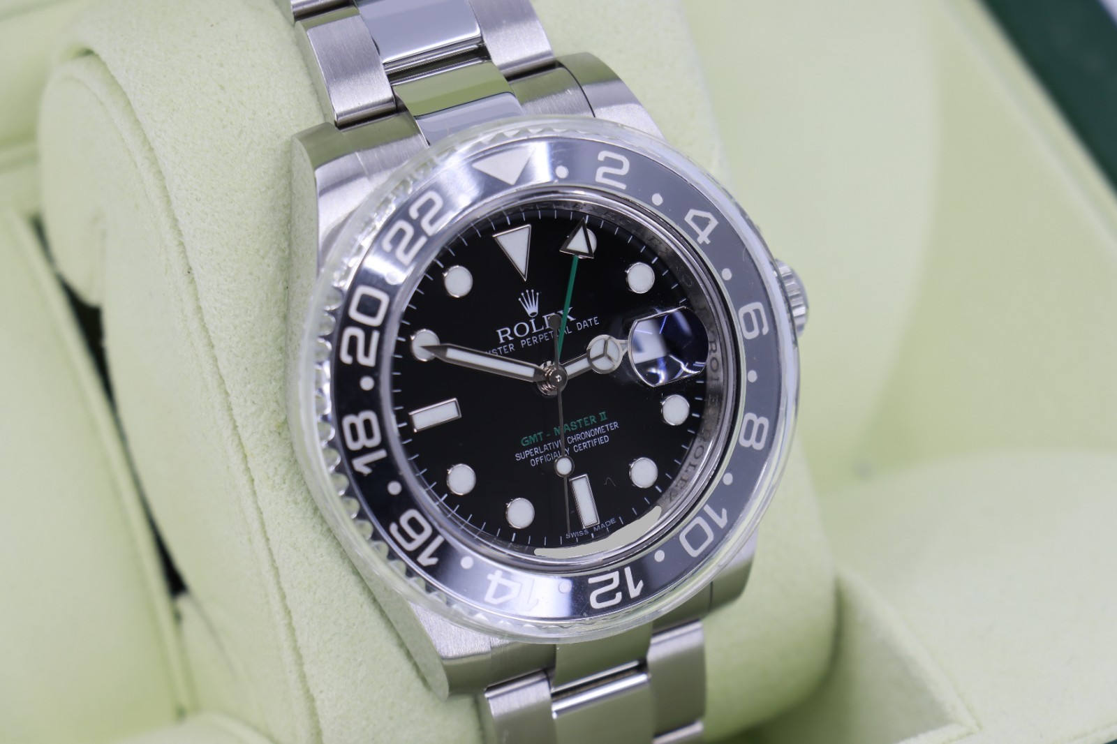 Rolex GMT-Master II 116710LN Black Dial Ceramic Bezel Oyster Band Circa 2011