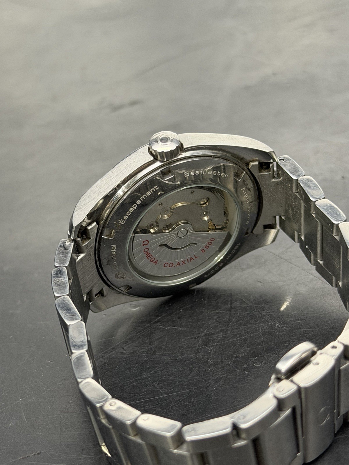 USED Omega Day Date Seamaster Aqua Terra 150M Steel/Silver Dial 42mm Men’s Watch