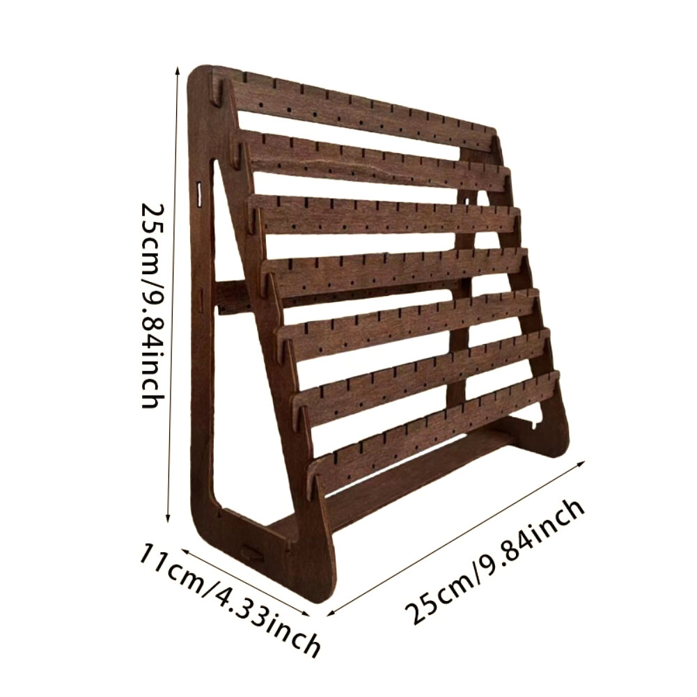 Wood Earring Display Rack Stand Holder For Stud Hook Earrings Jewelry Organizer