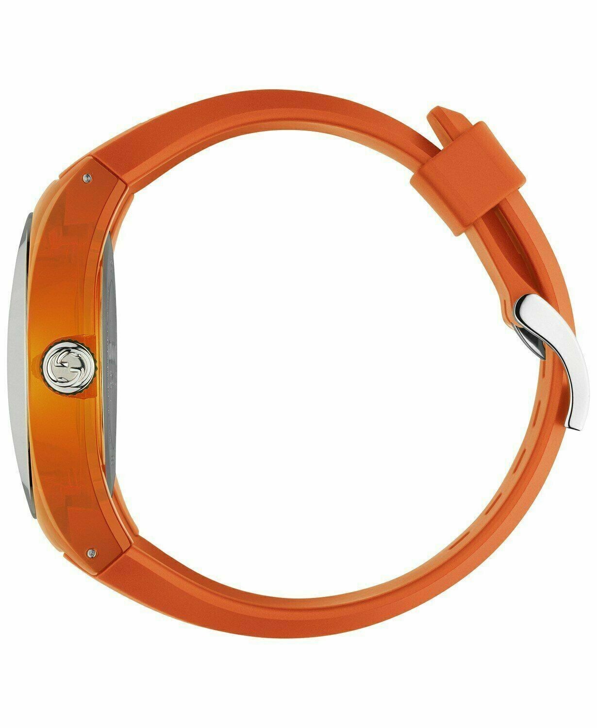 GUCCI XXL 46 MM Watch SYNC Swiss Quartz Orange Rubber YA137108