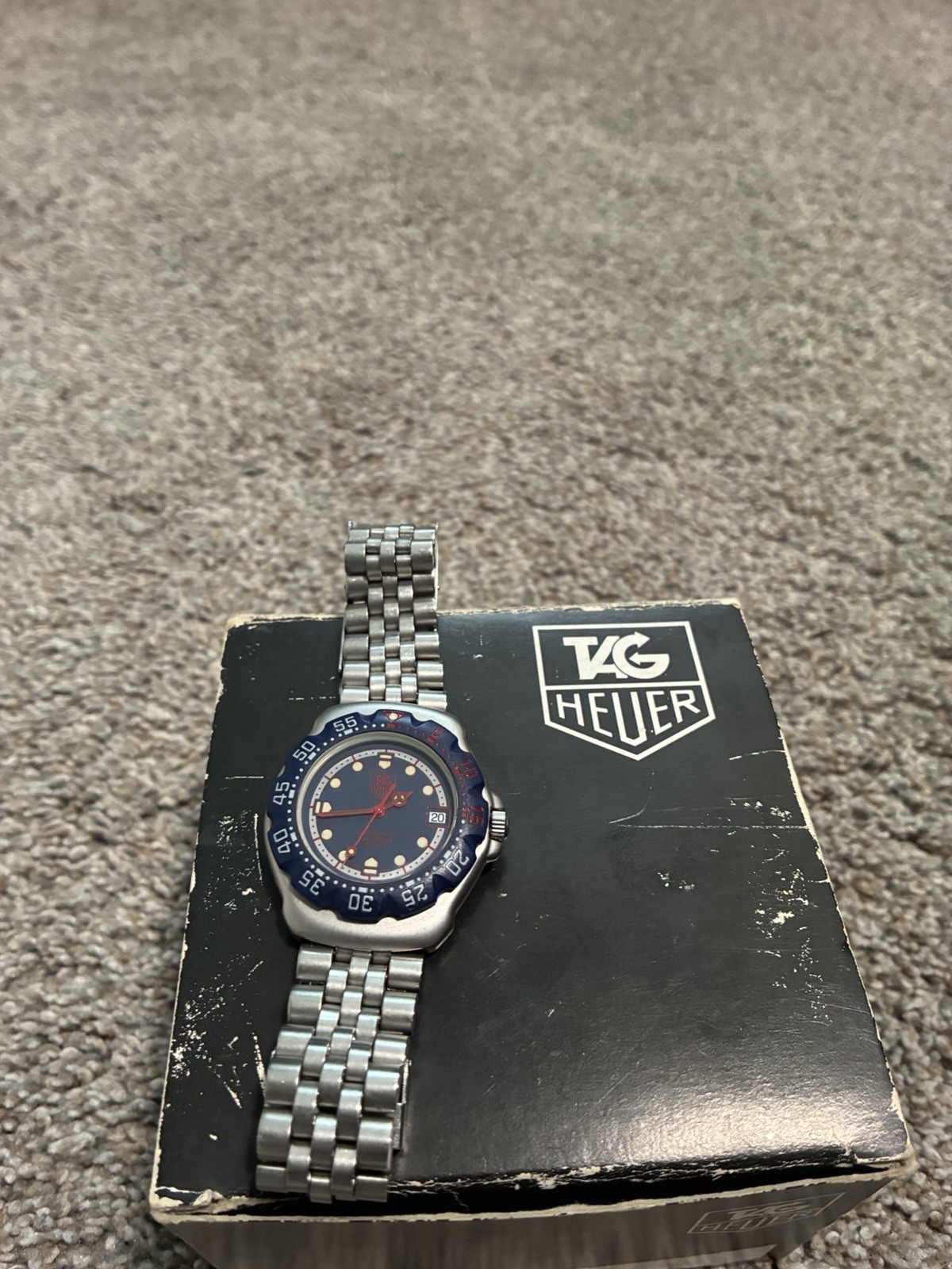 TAG Heuer Formula 1 Blue Men’s Blue/Red- WA1210 With Box And Papers