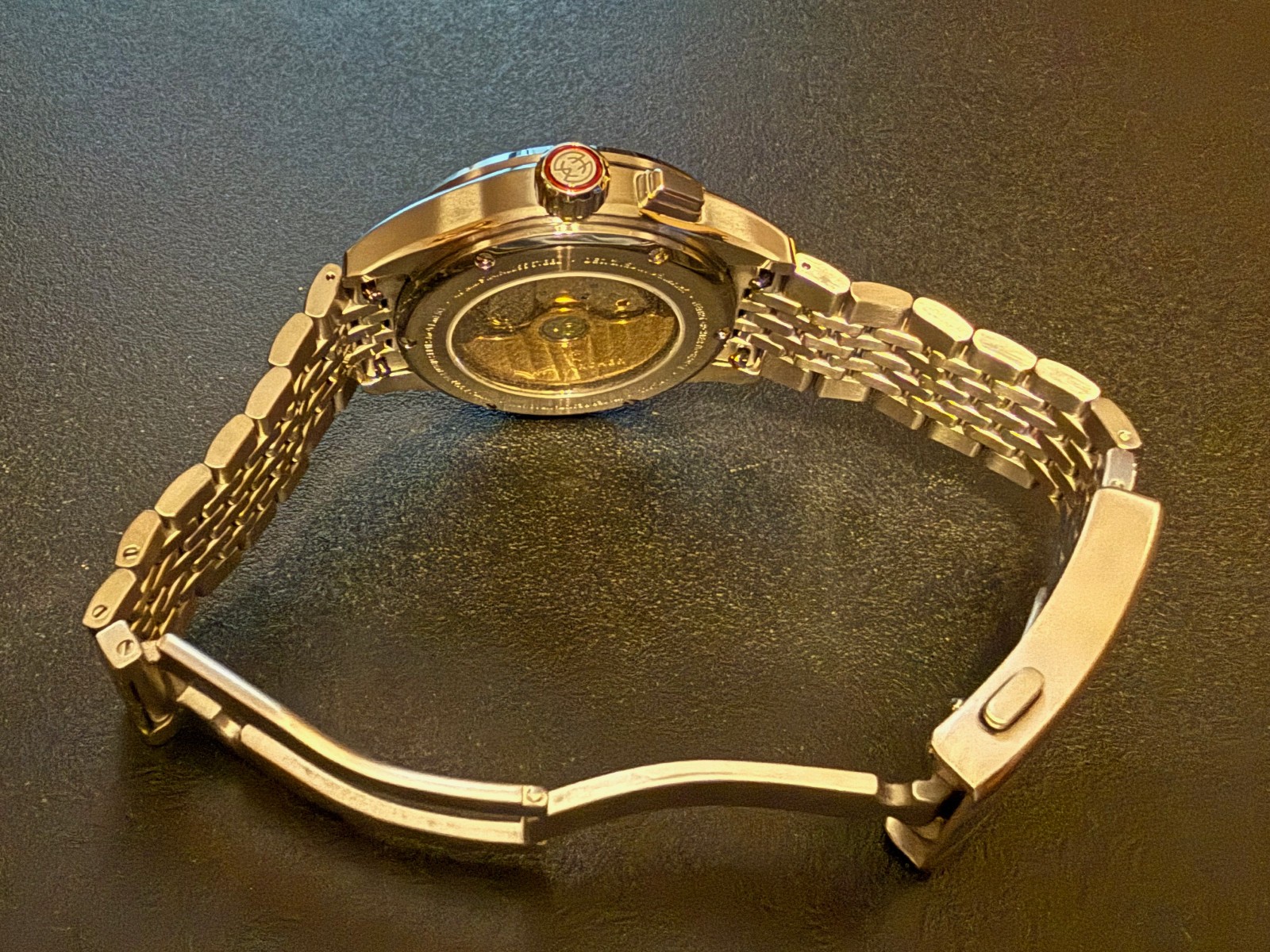 Henry Archer Tidslinje Meteorite Spectral Red 40mm Automatic Triple Calendar