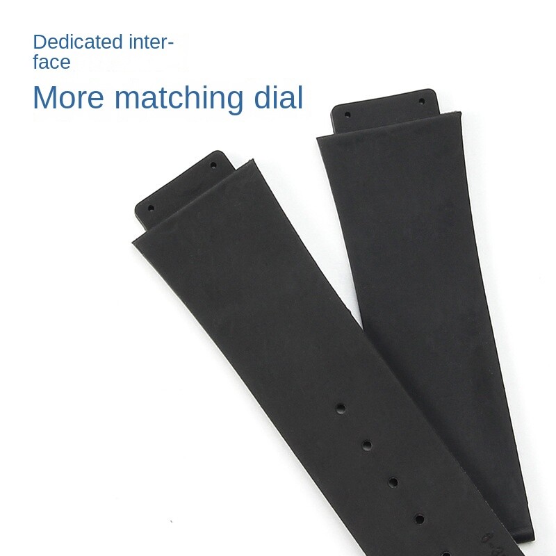 For HUBLOT Big Bang Premium Rubber Silicone Watch Strap 24*17 26*19 with Tools