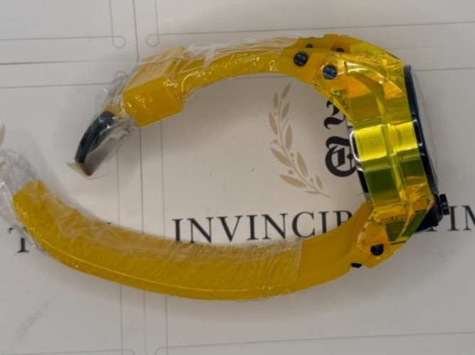 Invicta Bolt Zeus Magnum Men’s Watch – 52mm, Yellow, Dark Blue (39472)