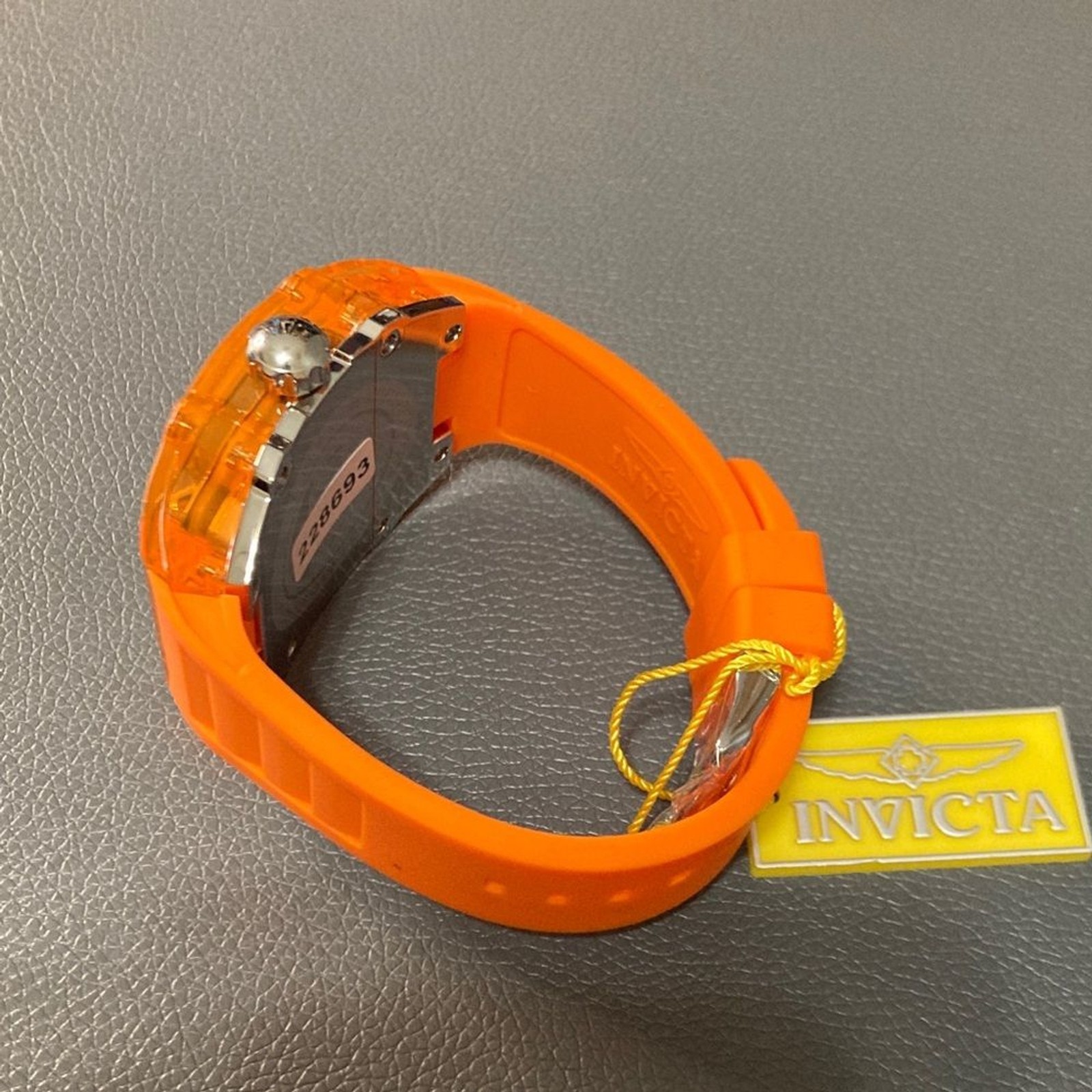 Invicta Racing Cyclone Men’s Watch – 48.5mm, Orange (48446)