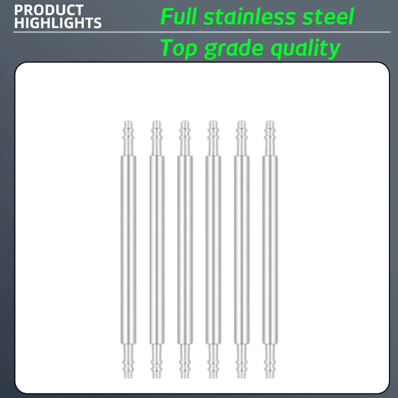 180PCS 8-25mm Full Steel Watch Band Spring Bar Connect Rods Pins 1.3 1.5mm 1.8mm