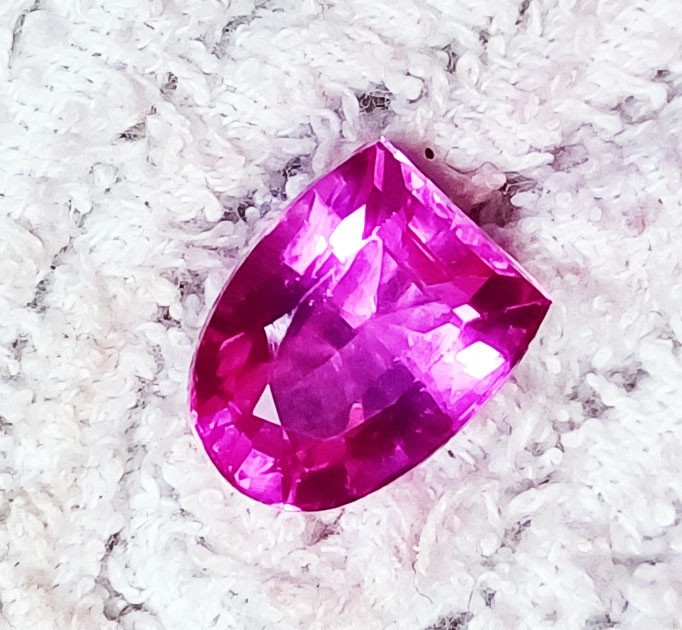 Fancy Cut Natural Pink Sapphire 9.70 Ct Certified Loose Gemstone ~ Free Gift