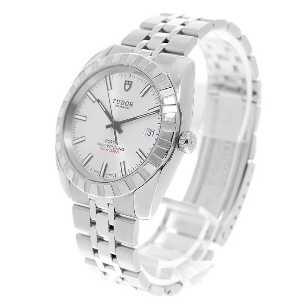 TUDOR HERITAGE 21010 37mm SS Silver #C19813