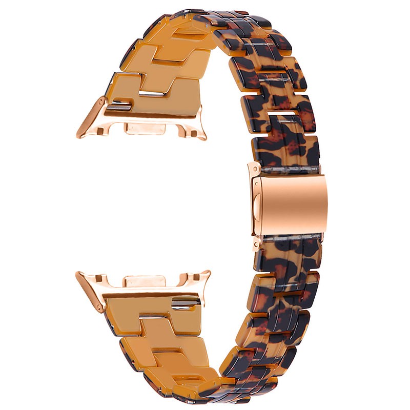 For Samsung Galaxy Watch 8/8 Classic Slim Resin Stainless Steel Watch Strap Band