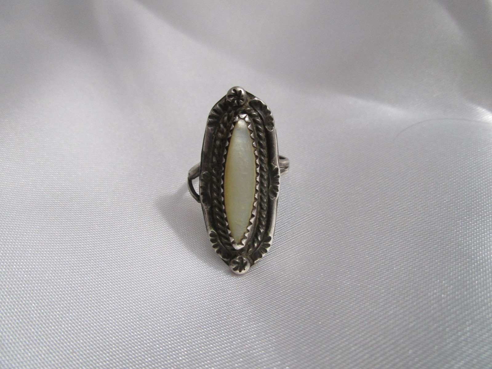 vintage ,Mexico sterling silver & black onyx bracelet and ring combo READ