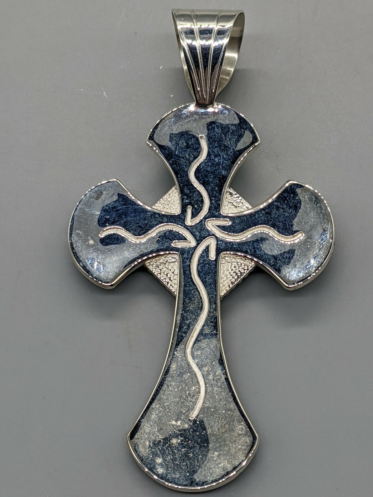 4″ x 2″ 1.31 Ounce Sterling Silver With Turquoise Inlays-Free Shipping
