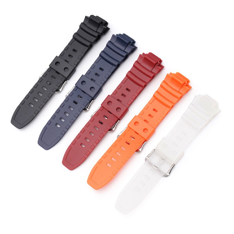 For Casio MCW-100H MCW-110H W-S220 HDD-S100 WV-200 AE-2000 Watch Band TPU Strap