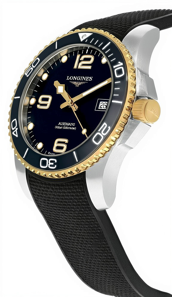 Longines HydroConquest Automatic 41mm Black Rubber Men’s Watch L3.781.3.56.9