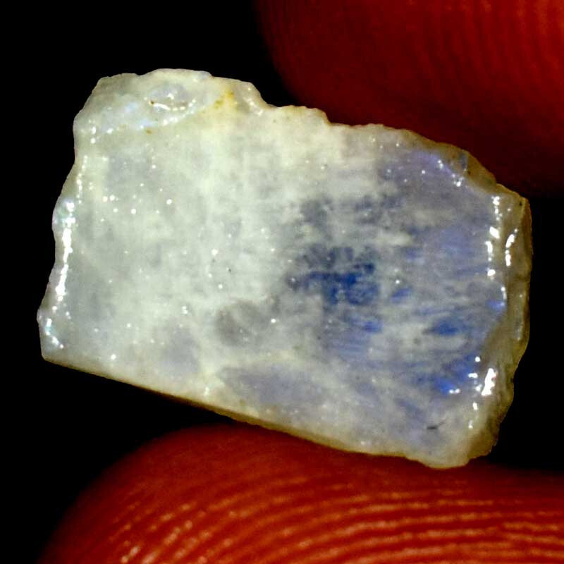 Rainbow Moonstone Rough Antique Flash 100% Natural Gemstones 07.50Cts.