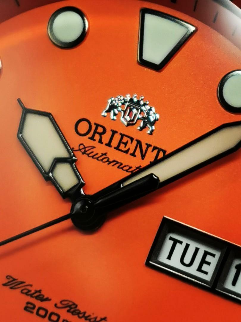 Orient Ray Raven II 2 Orange Automatic FAA02006M9 200M Men’s Watch