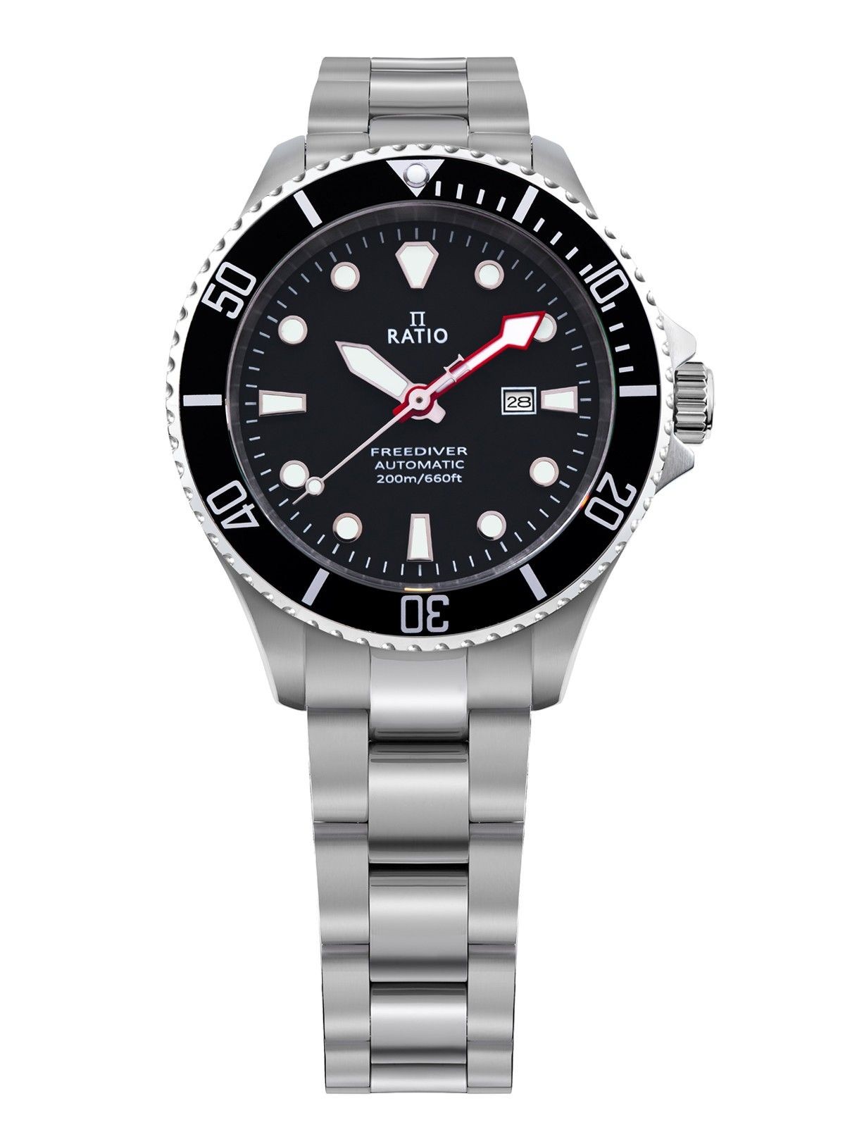 Ratio FreeDiver Black Dial Automatic Diver’s 200M RTFL831 Women’s Ladies Watch