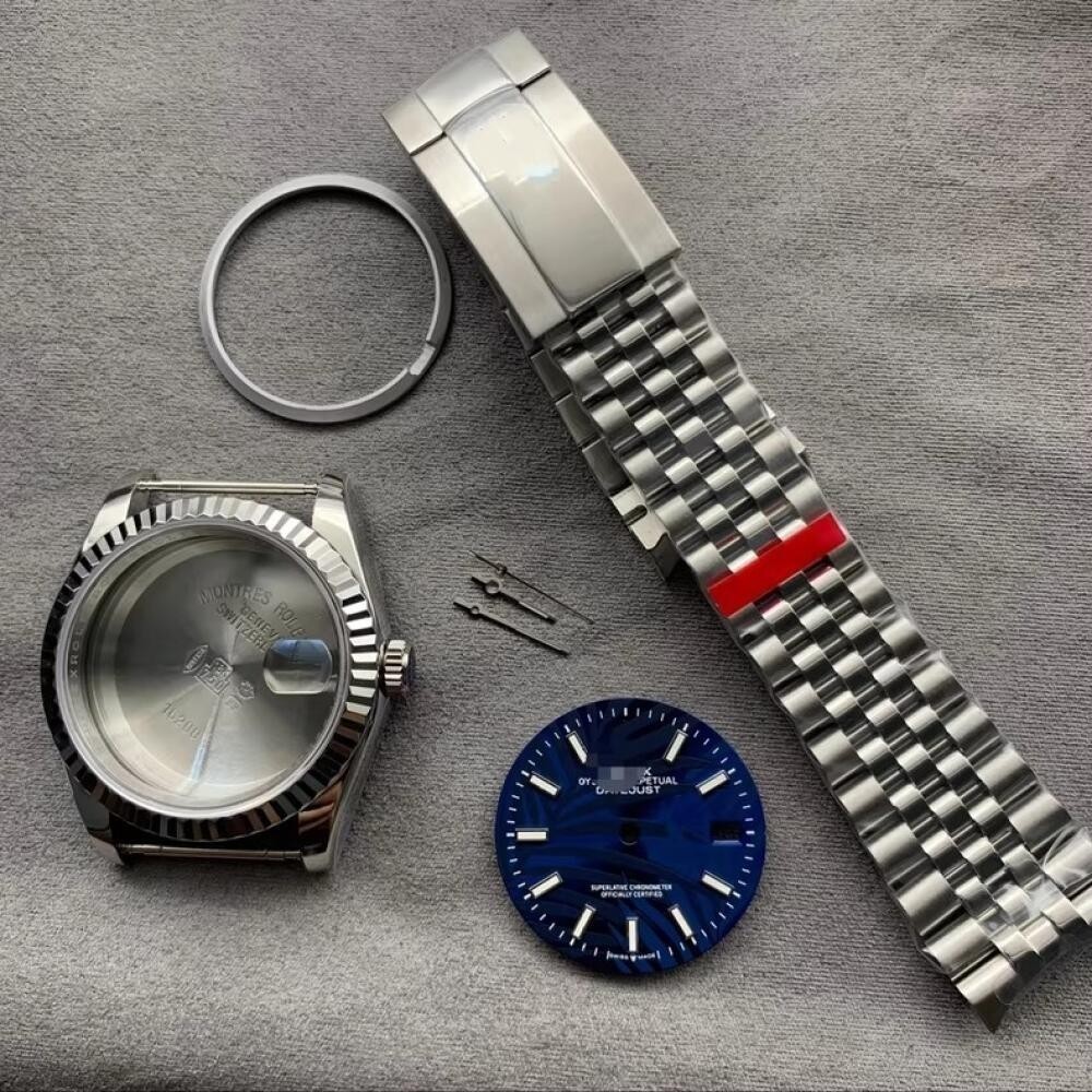 For ETA 2824 Movement After-sales accessories DIY 36mm Stainless Watch case kit