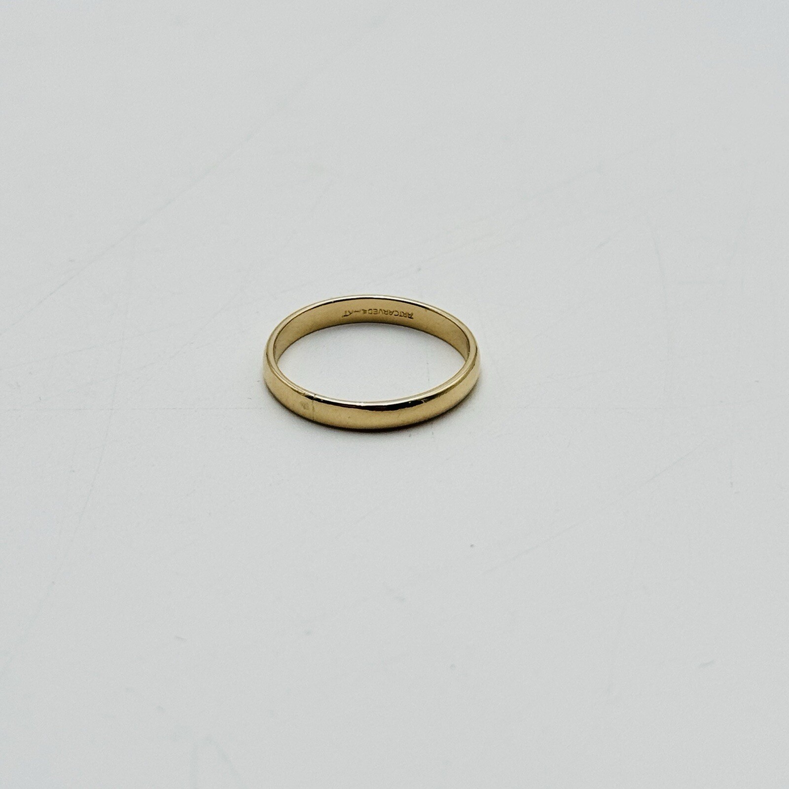 Vintage 14k Yellow Gold Artcarved Wedding Band Ring 1.3g Size 6