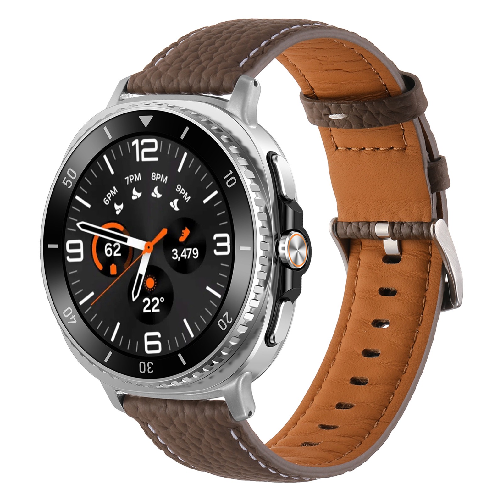 Upgraded Leather Watch Band for Samsung Galaxy Watch 8/8 Classic 40 44 46mm 2025