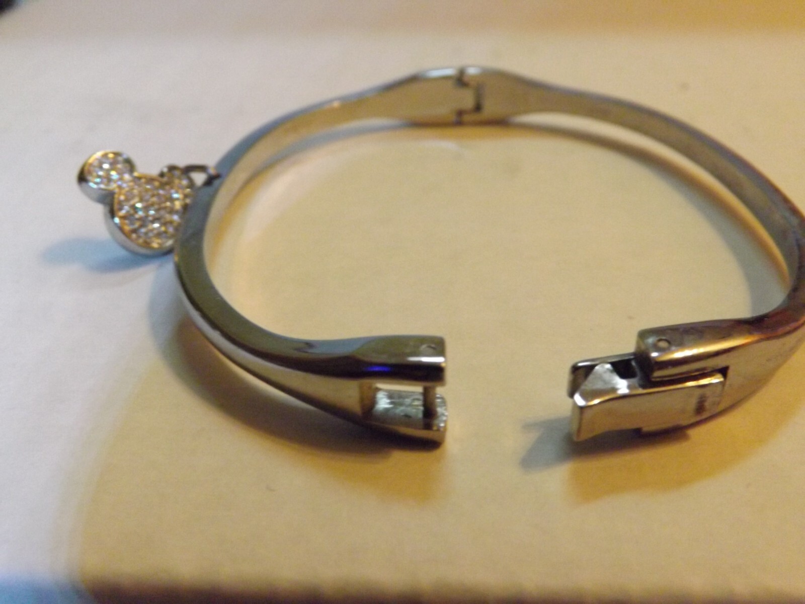 Disney Parks Womens Mickey Mouse Watch -Sparkling Crystals-Two Bonus Bangles-New