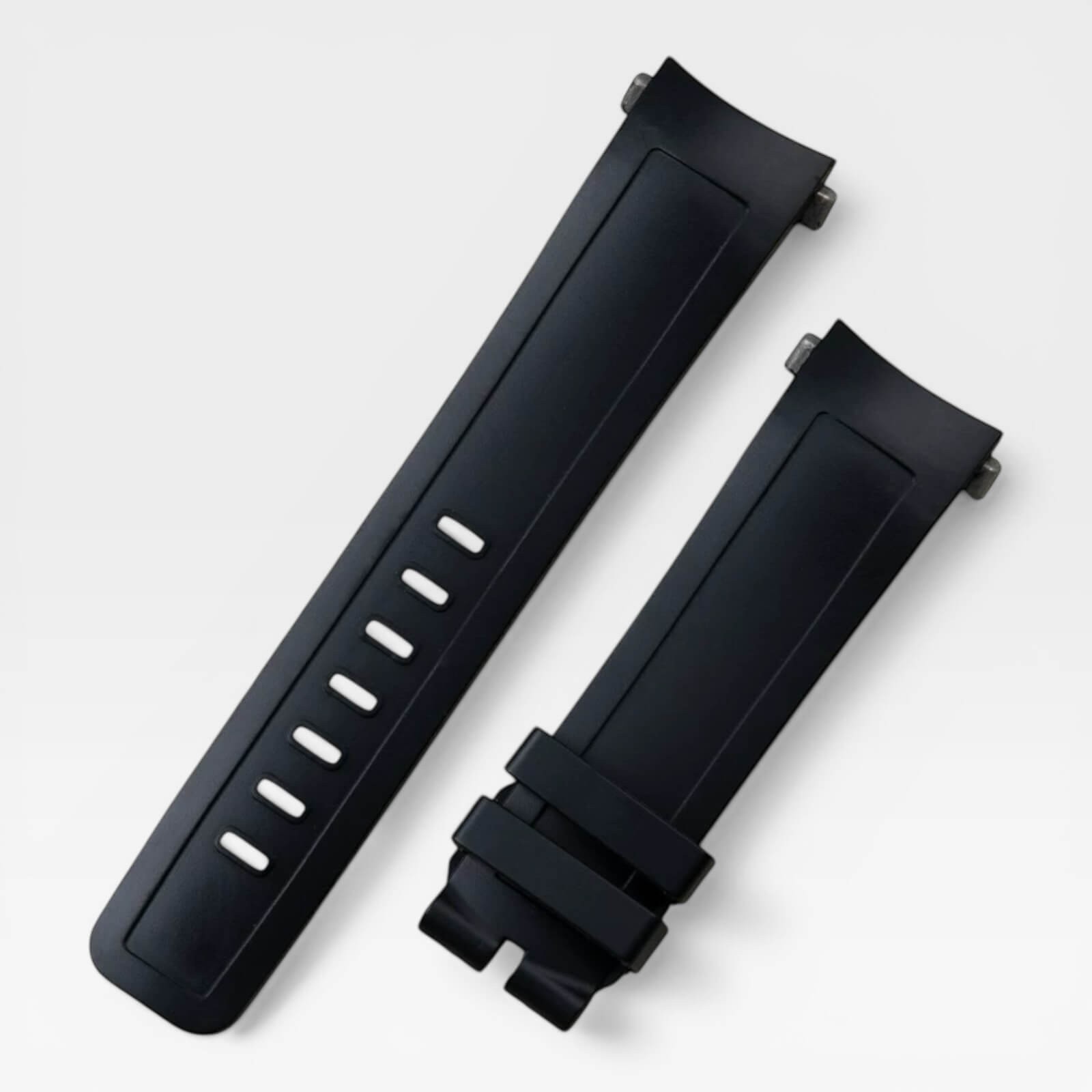 FKM Rubber Watch Strap Fits IWC Aquatimer IW3568 IW3767 22mm Easy Change Band