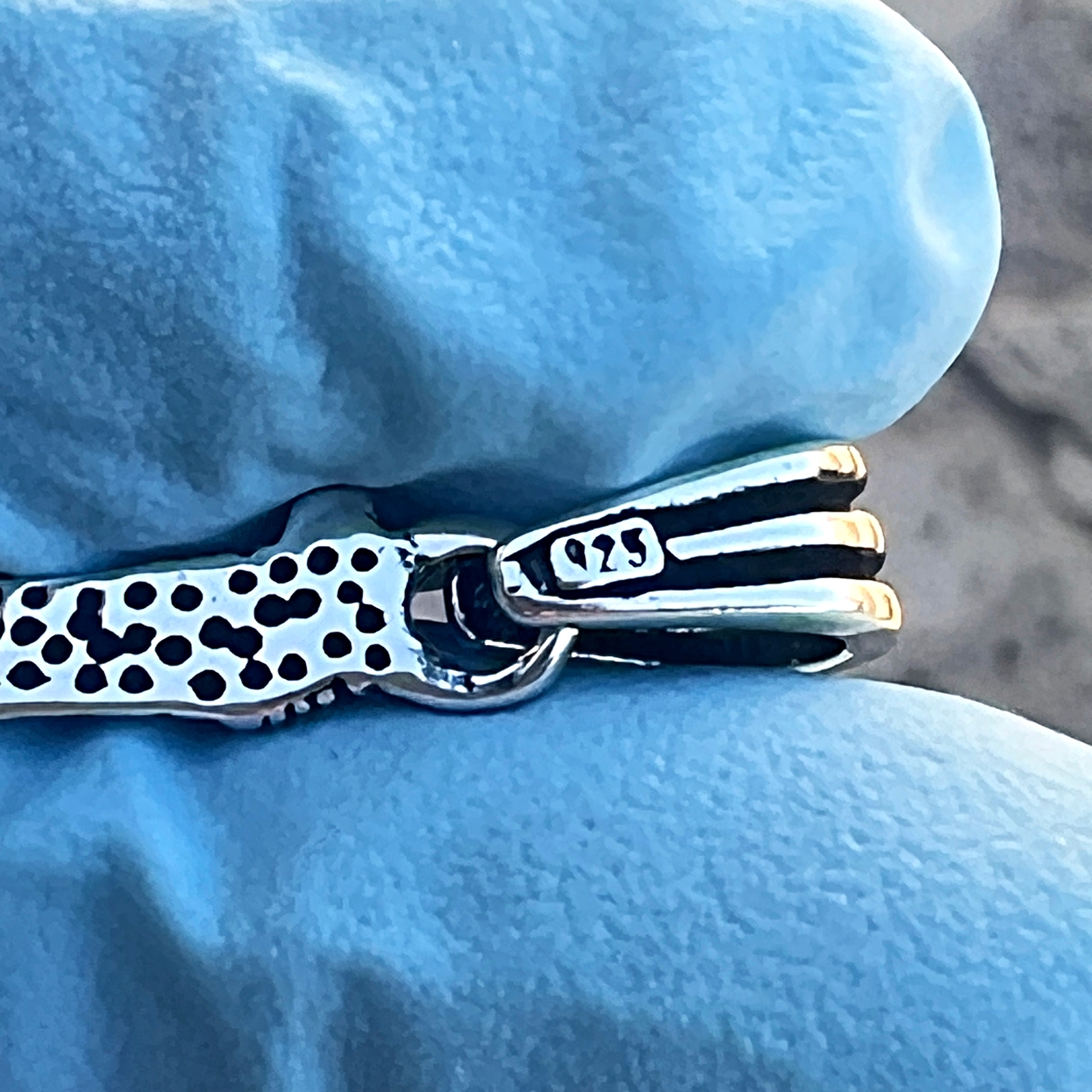 Real 925 Sterling Silver Hawaiian Fishing Fish Hook Tribal Scroll Makau Pendant