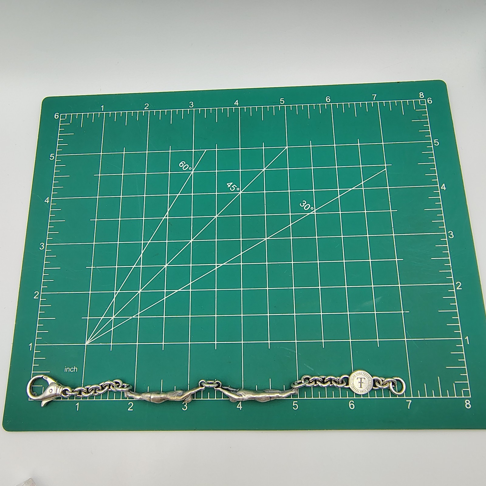 Theo Fennell Alias Acrobat Oxidized Sterling Silver 925 Bracelet 6.25″ £750