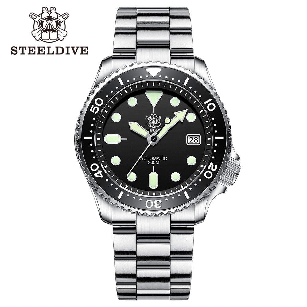 STEELDIVE SD1973 — Ceramic Bezel Insert Sapphire 200mm 41.2mm NH35 Dive Watch