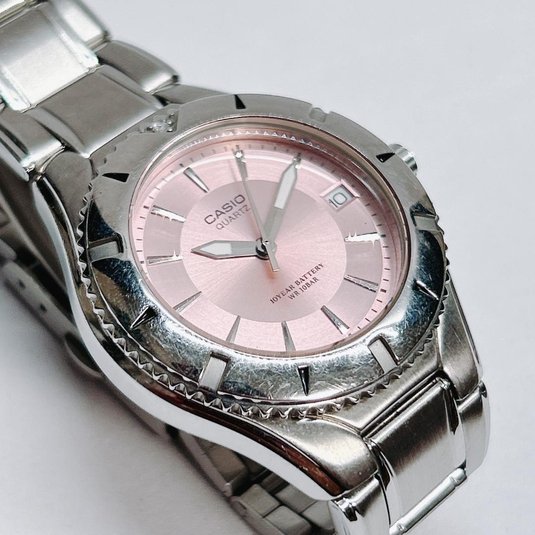 [Ends Today] Casio Ladies’ Date Watch, Pink, LTD-1035