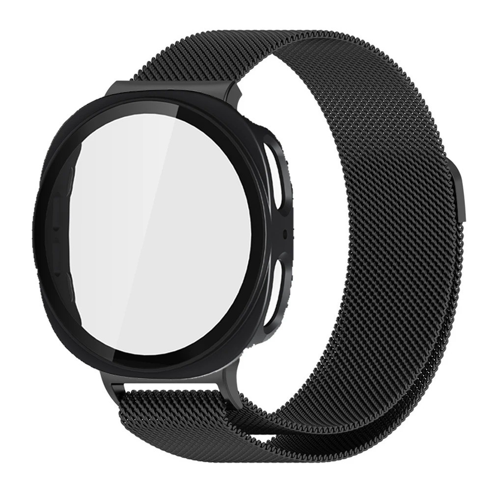 Milanese Loop Strap Watch Band + PC Case For Samsung Galaxy Watch 8 / 8 Classic