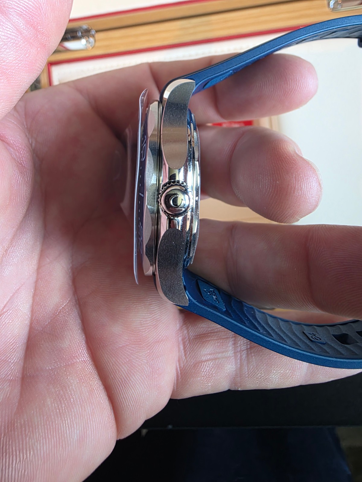 NEW NEVER WORN OMEGA 75th Anniversary Edition Seamaster Diver Summer Blue 300M