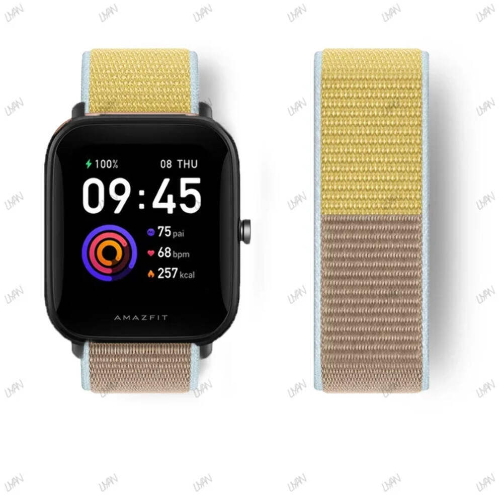 20mm/22mm watch band For Amazfit GTR/GTS 4-3-2-2e/GTR 42mm-47mm/bip-U-S-lite Nyl