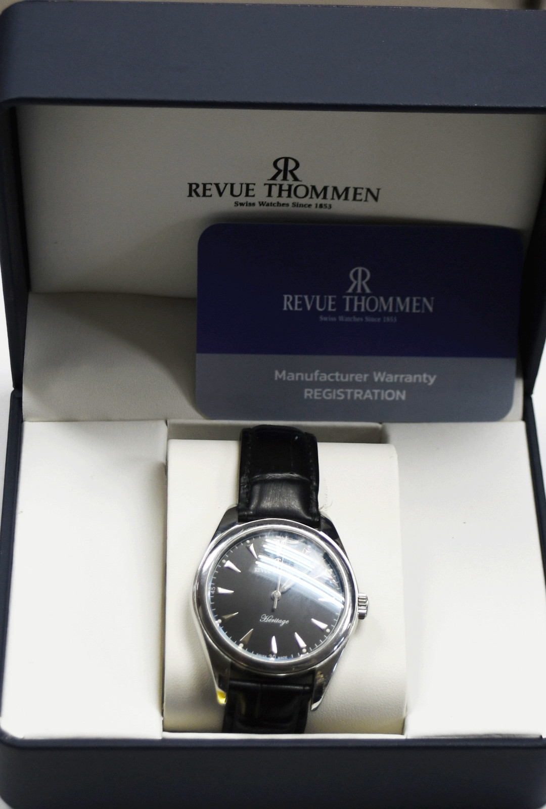 Men’s Revue Thommen 27J Swiss Automatic 50m 21010 2DT 41mm Stainless