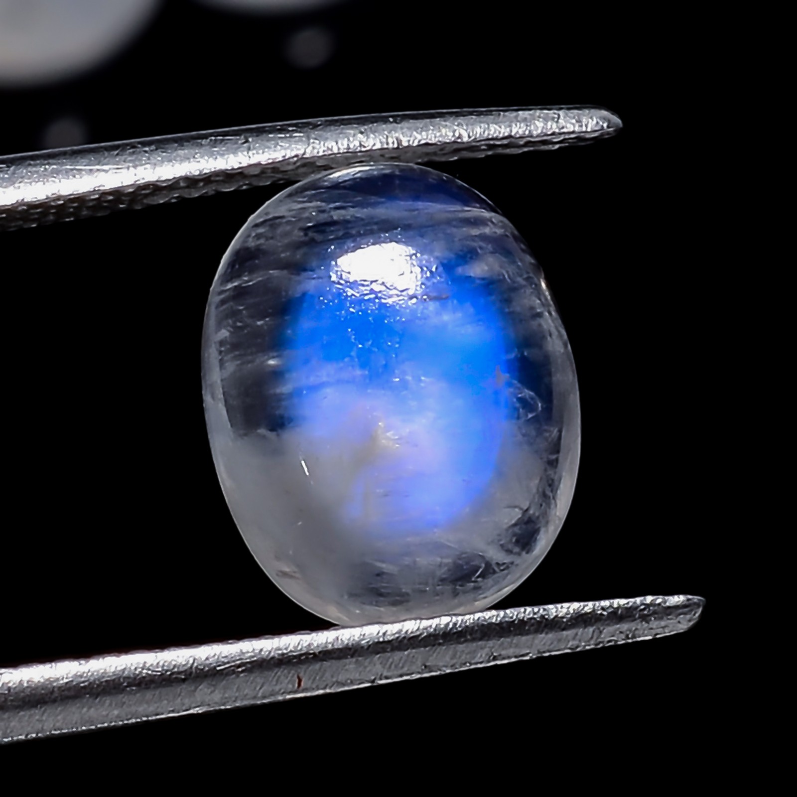 Natural Rainbow Moonstone Oval Cabochon Gemstone Lot 20 Ct. 10X8X4 mm UGL-3