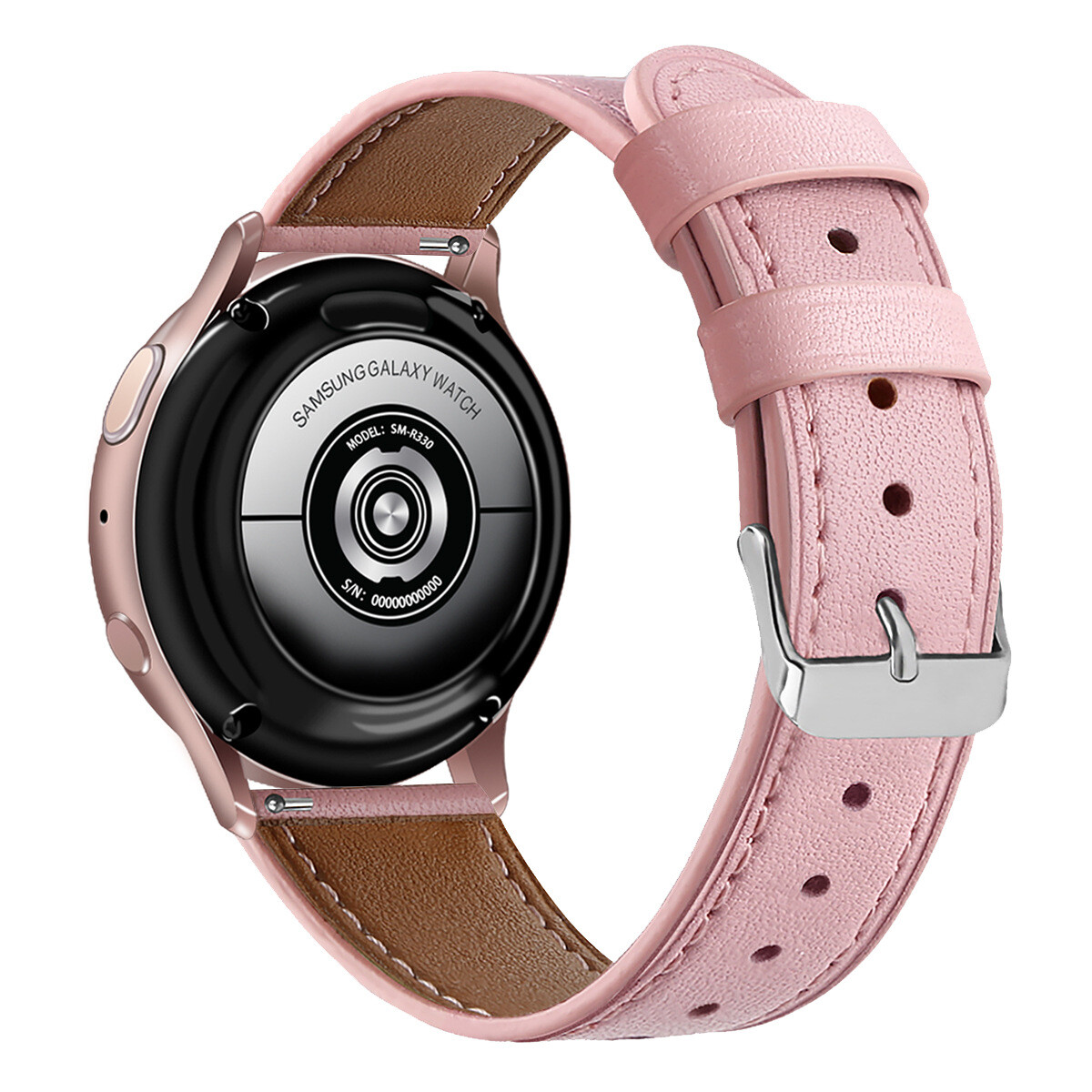 For Samsung Galaxy Watch FE/4/5/6/7 Pro 40/44/42/46mm Genuine Leather Strap Band