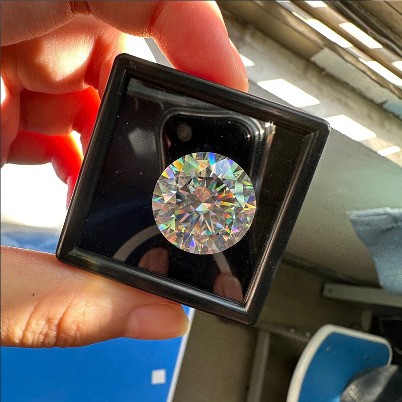 Wholesale Price Round 0.8-1.9mm Moissanite Loose Stone D color VVS1 for Jewelry