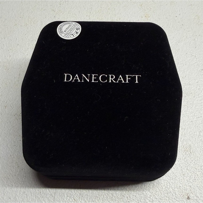 Danecraft Women’s Quartz Analog Watch Roman Numerals White Dial Silver Box