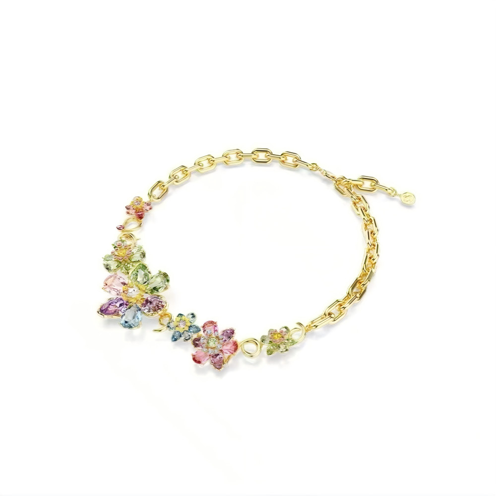 Swarovski ldyllia flower necklace new strap box